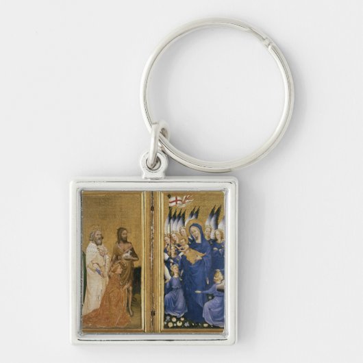 Richard II dargestellt der Jungfrau und dem Kind Schlüsselanhänger (Vorne)