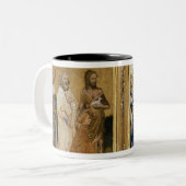 Richard II dargestellt der Jungfrau und dem Kind Zweifarbige Tasse (Vorderseite Links)