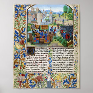 Richard II von England trifft die Rebellen Poster