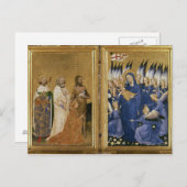 Richard II Vorgestellt für Jungfrau und Kind Postkarte (Vorne/Hinten)