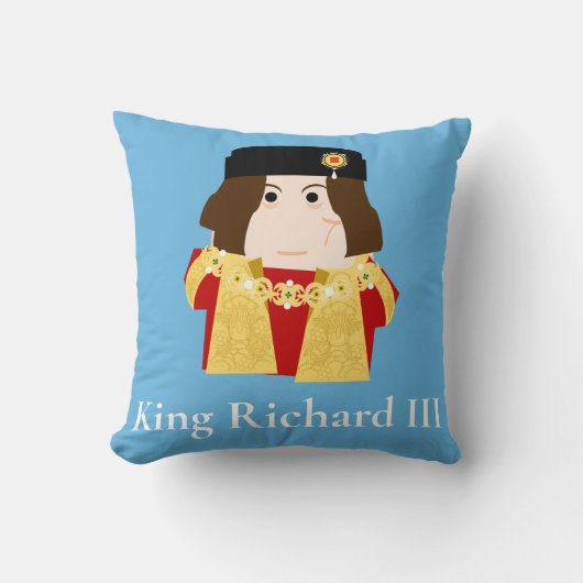 Richard III, House of York King of England Kissen (Vorderseite)