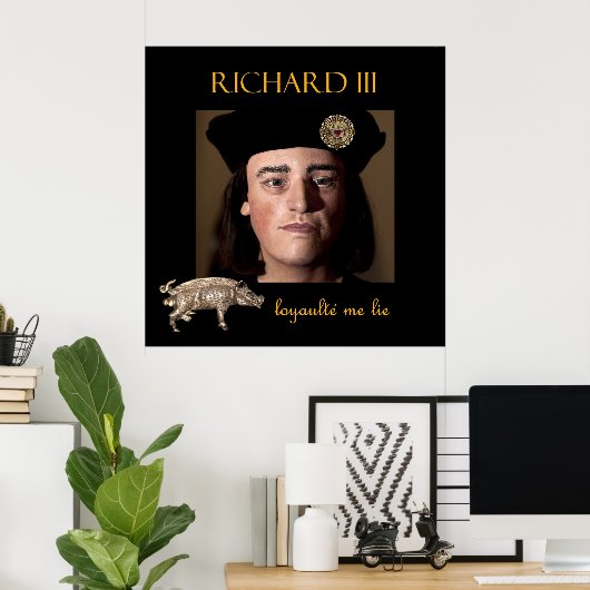 Richard III im Schatten Poster (Heimbüro)