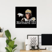 Richard III in Rüstung Poster (Heimbüro)