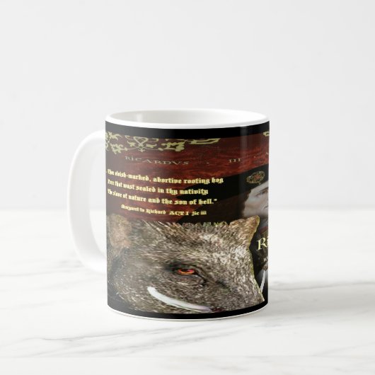 Richard III Kaffeetasse (Vorderseite Links)