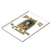 Richard III setzte den König in Parkt-shirt ein Notizblock (Linke Seite)