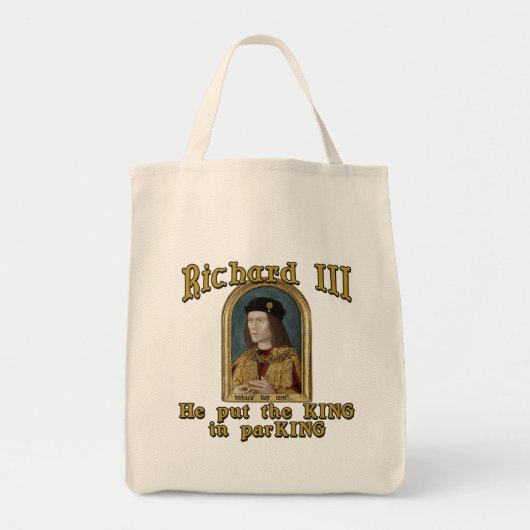 Richard III setzte den König in Parkt-shirt ein Tragetasche (Vorne)