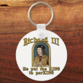 Richard III Stell den König in das ParKING-Hemd Schlüsselanhänger (Vorderseite)
