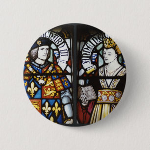 RICHARD III UND KÖNIGIN ANNE VON ENGLAND BUTTON