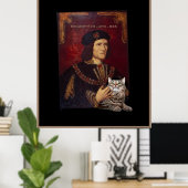 Richard III und seine Katze Poster (Heimbüro)