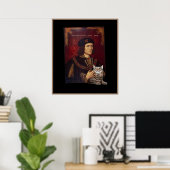 Richard III und seine Katze Poster (Heimbüro)