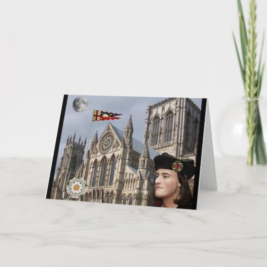 Richard III und York Minster Karte (Vorderseite)