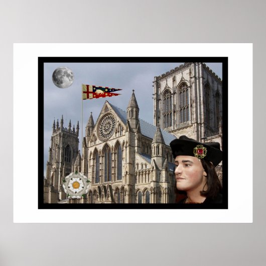 Richard III und York Minster Poster (Vorne)