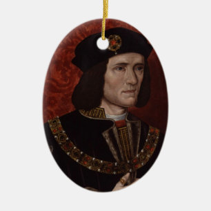 Richard III von England Keramik Ornament