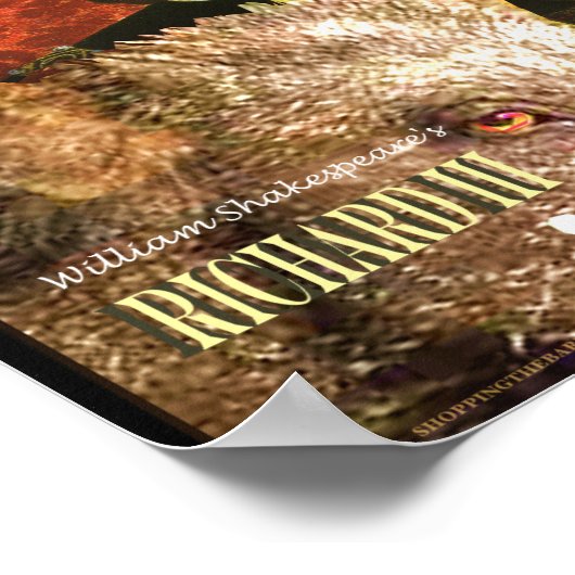 Richard lll poster (Ecke)