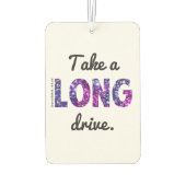 Richard Long Car Air Freshner Autolufterfrischer (Rückseite)