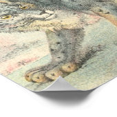 Richard Lydekker - Snow Leopard Portfolio Poster (Ecke)