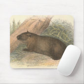 Richard Lydekker - tasmanisches Wombat Mousepad (Mit Mouse)