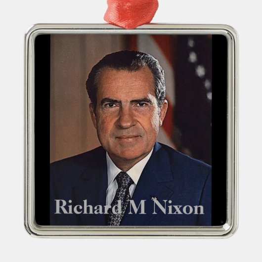Richard M. Nixon 37. Präsident Ornament Aus Metall (Vorne)