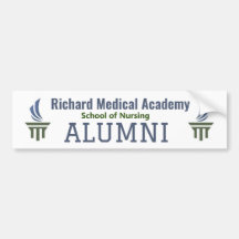 Richard Medical Academy Alumni Autoaufkleber