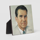 Richard Milhouse Nixon Fotoplatte (Vorderseite)
