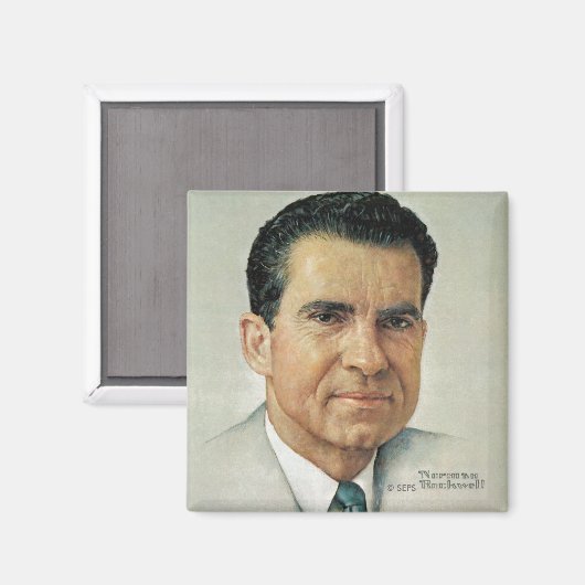 Richard Milhouse Nixon Magnet (Vorderseite/Rückseite)
