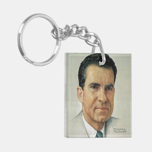 Richard Milhouse Nixon Schlüsselanhänger (Vorderseite links)