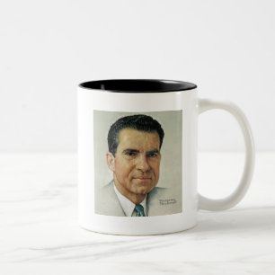 Richard Milhouse Nixon Zweifarbige Tasse