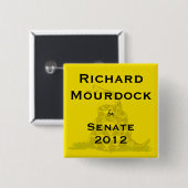 Richard Mourdock für Senats-Teeparty-Knopf Button (Vorne & Hinten)
