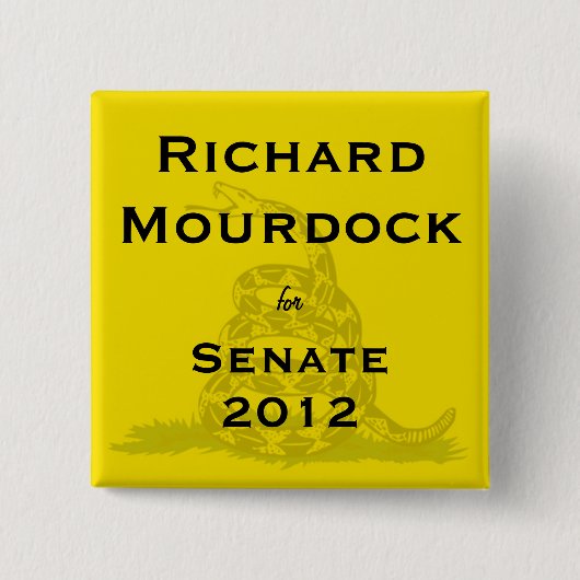 Richard Mourdock für Senats-Teeparty-Knopf Button (Vorderseite)