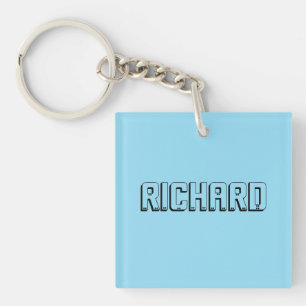 Richard Name In Blockschrift, Schlüsselanhänger