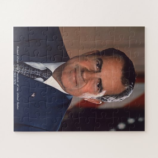 Richard Nixon 37. Präsident der Vereinigten Staate Puzzle (Horizontal)