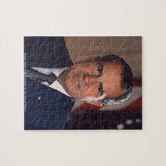 Richard Nixon 37. Präsident der Vereinigten Staate Puzzle (Horizontal)