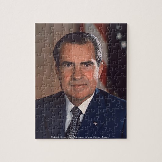 Richard Nixon 37. Präsident der Vereinigten Staate Puzzle (Vertikal)