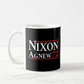 Richard Nixon Agnew Nixon 1972 Wahl Campaign Kaffeetasse (Links)