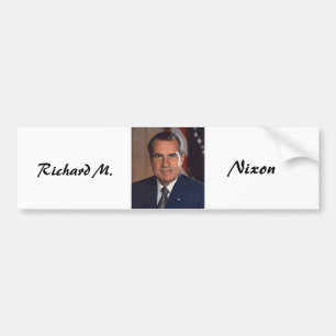 Richard Nixon Autoaufkleber