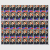 Richard Nixon Baseball Card Geschenkpapier (Flach)