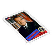 Richard Nixon Baseball Card Magnet (Rechte Seite)