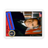Richard Nixon Baseball Card Magnet (Horizontal)
