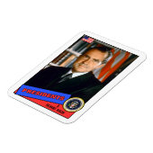 Richard Nixon Baseball Card Magnet (Linke Seite)