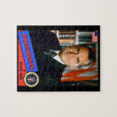 Richard Nixon Baseball Card Puzzle (Horizontal)