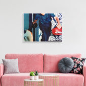 Richard Nixon Bowling Leinwanddruck (Insitu (Wohnzimmer))