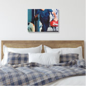 Richard Nixon Bowling Leinwanddruck (Insitu (Schlafzimmer))