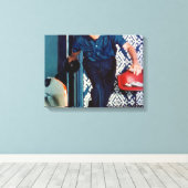 Richard Nixon Bowling Leinwanddruck (Insitu (Holzboden))