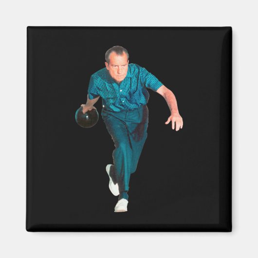 Richard Nixon Bowling Magnet (Vorne)