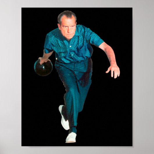 Richard Nixon Bowling Poster (Vorne)