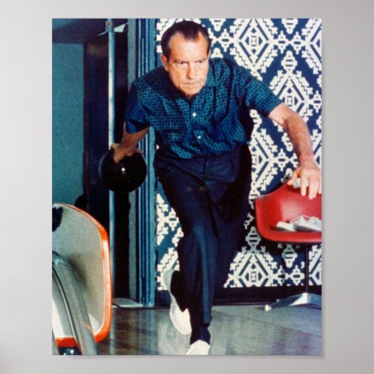 Richard Nixon Bowling Poster (Vorne)