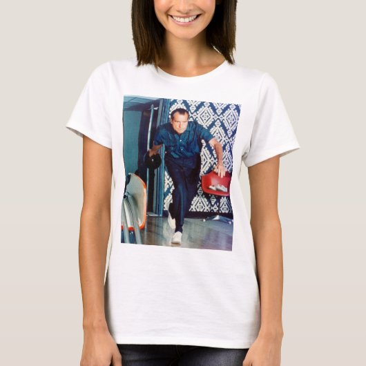 Richard Nixon Bowling T-Shirt (Vorderseite)