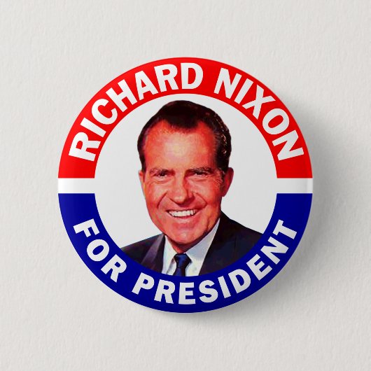 Richard Nixon für Präsident Button (Vorderseite)