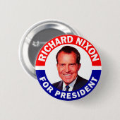 Richard Nixon für Präsident Button (Vorne & Hinten)