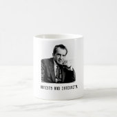 Richard Nixon Honesty and Integrity Coffee Tasse (Mittel)